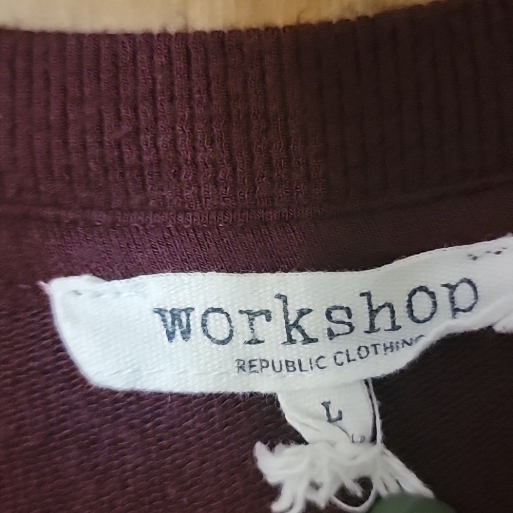 Workshop Burgundy Sweatshirt - Picture 2 of 4
